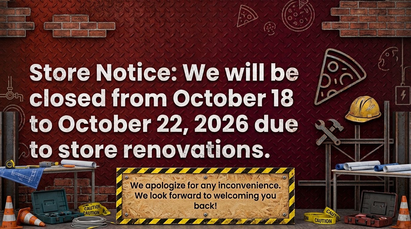 store notice